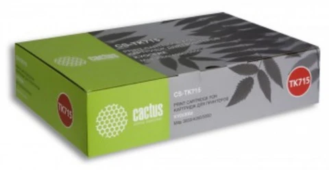 Картридж совместимый Kyocera <TK-715> KM 3050/4050/5050 (34000 стр.) черный Cactus 