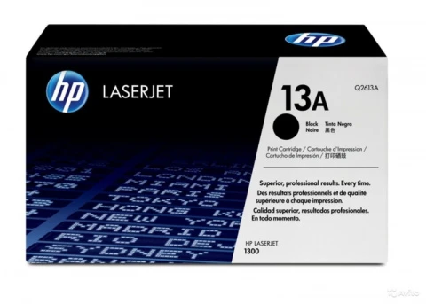 Картридж лазерный HP <Q2613A> для LaserJet 1300/1300n (2500 стр.) черный