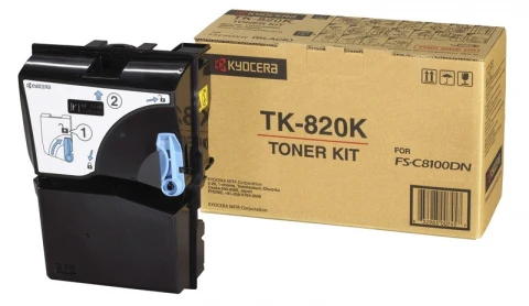 Картридж Kyocera <TK-820K> для FSC8100DN (15000 стр.) черный