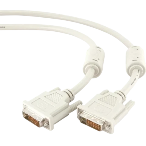 Кабель DVI dual link (25M-25M) 1.8м, позолоченные контакты 